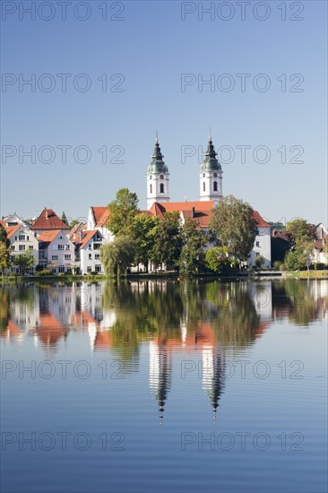 Church of St Peter on lake Stadtsee
