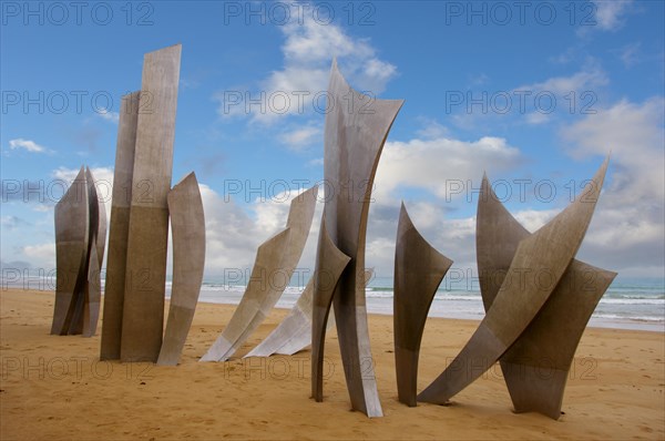 The Polynational Second World War memorial 'Les Braves' by Anilore Banon