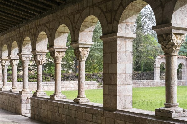 Benedictine cloisters at Abbaye Saint-Michel de Cuxa