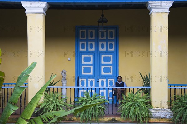 Attendant at the Colonial Art Museum