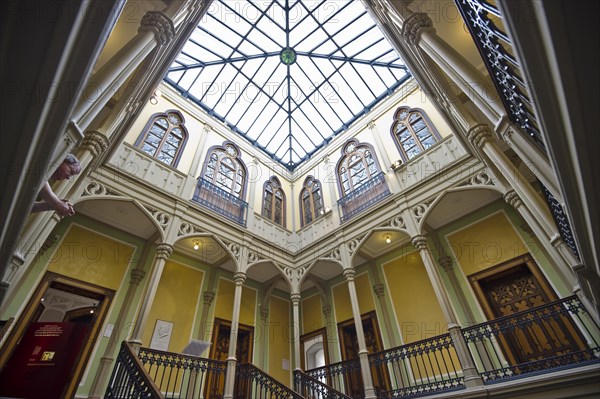 Staircase in the Archaeology Colombischlossle Museum