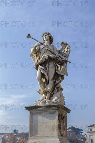 Bernini statue on Ponte Sant'Angelo bridge