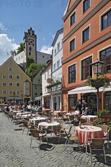 Cafes in the pedestrian zone