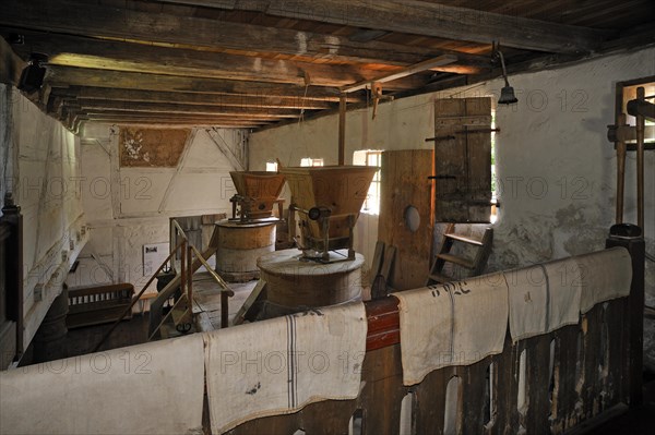 Mill space of a flour mill