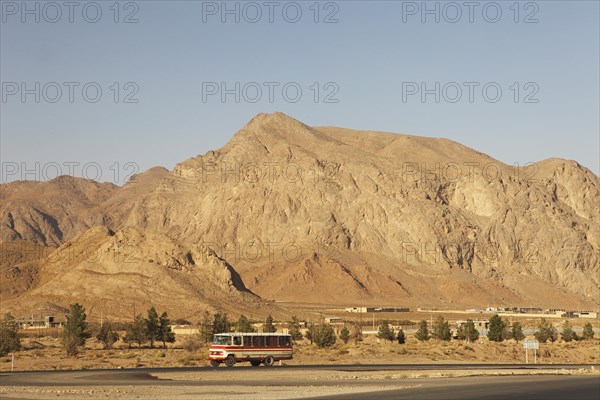 Bus in the Kuhrud Mountains