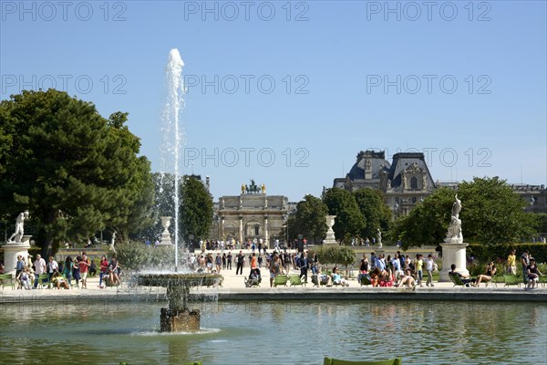 In Jardin des Tuileries or Tuileries Garden