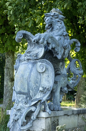 Stern figure of the steamship 'Bavaria'