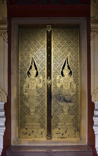 Decorated doors