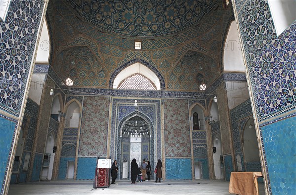 Prayer hall of the Masjed-i Jame Mosque or Friday Mosque