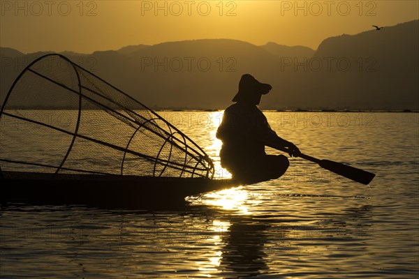 Fisherman in the evening light