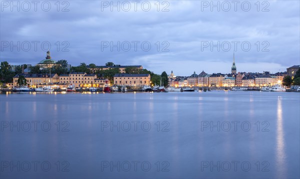 Former barracks buildings on the Stockholm island of Skeppsholmen