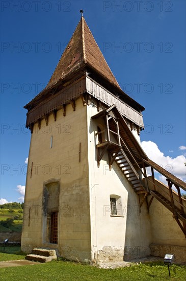 Defensive tower of the Saxon fortified church of Biertan