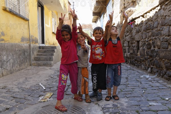 Children in the historic centre