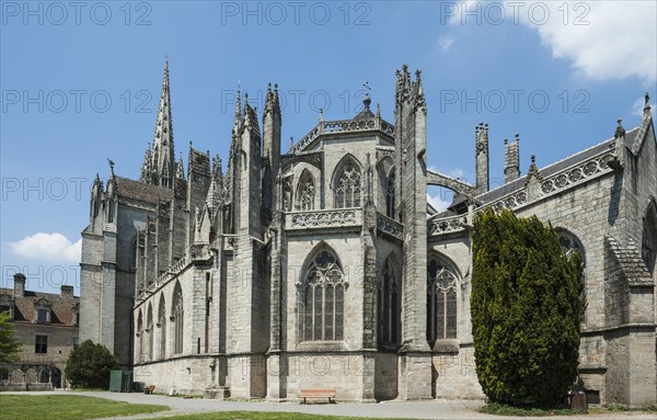 Quimper Cathedral or Cathedrale Saint-Corentin