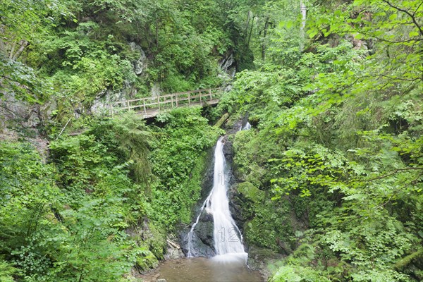 Waterfall in the Lotenbachklamm gorge