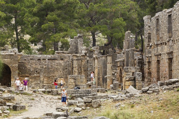 Ruins of the ancient city of Lyrbe or Seleucia