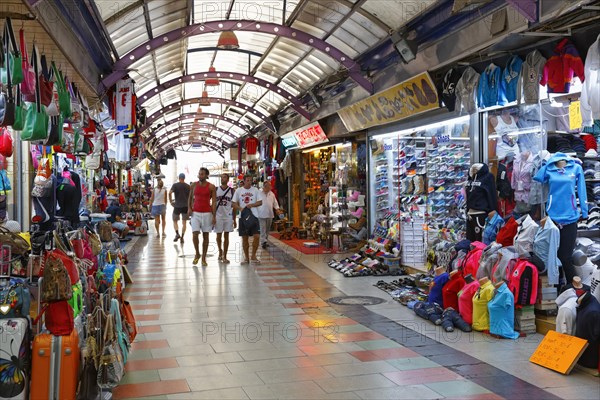 Covered bazaar in the historic centre of Marmaris