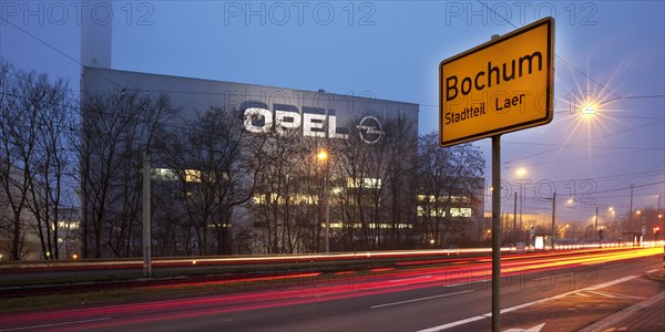 Bochum town sign