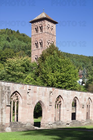 Hirsau Abbey with Eulenturm tower