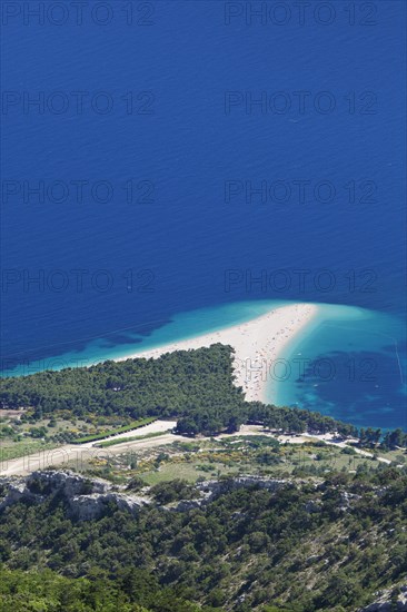 View from Vidova Gora on the town of Bol