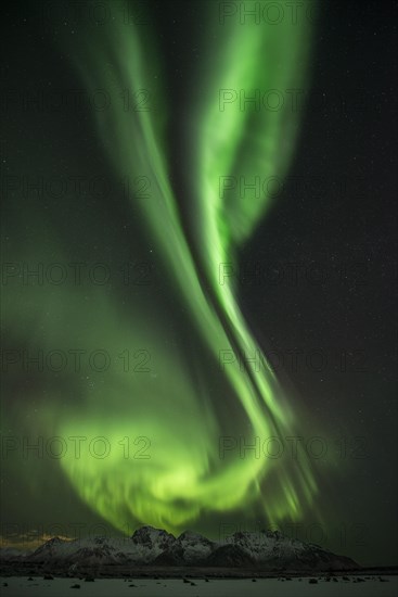 Northern lights or aurora borealis