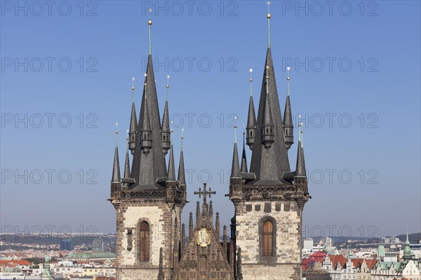 Towers of the Church of Our Lady before Tyn