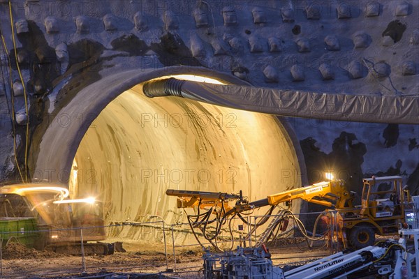 Fildertunnel construction site at Fasanenhof