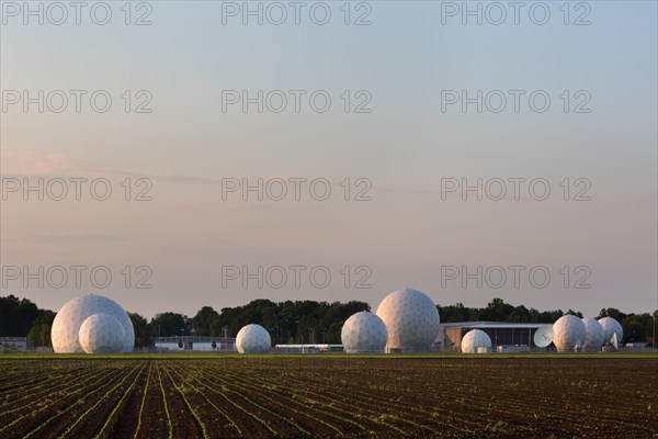 Radomes of the former Echelon surveillance station Field Station 81