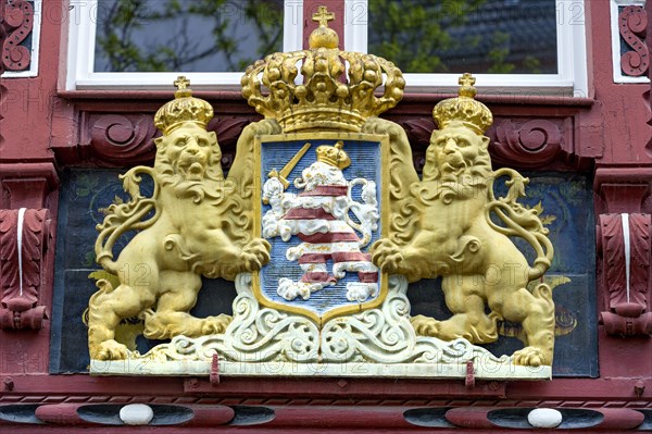 Cast iron coat of arms of Hesse