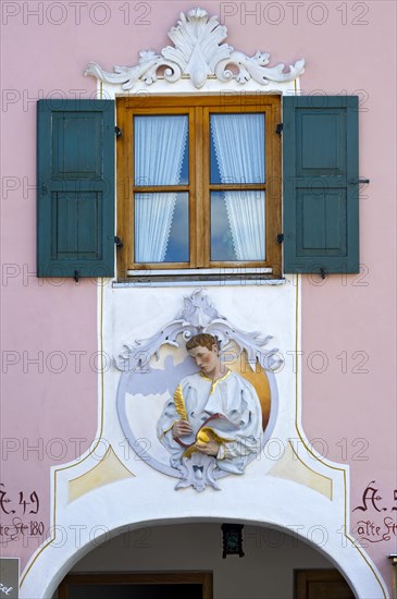 Window with stucco and Luftlmalerei