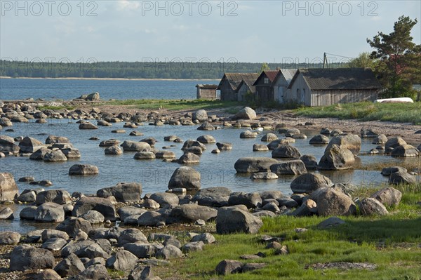 Buildings on the coast