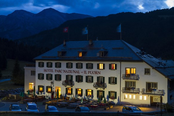 Hotel Il Fuorn at the Ofen Pass Road