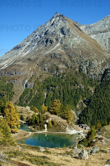 Lake Blausee or Lac Bleu