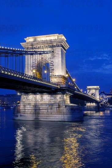 Chain Bridge at the blue hour