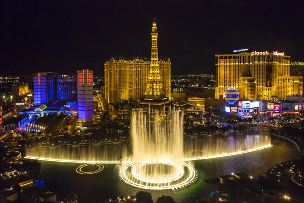 Night view from the hotel Bellagio