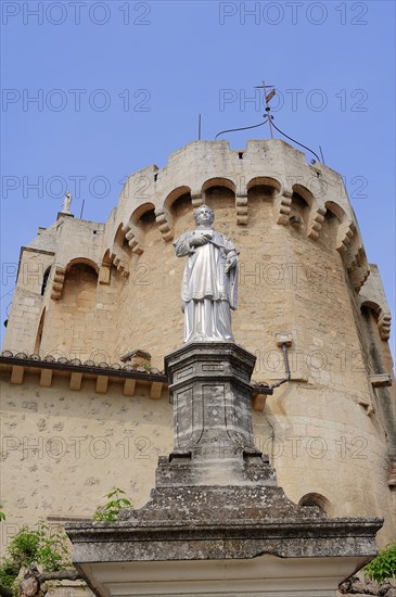 Church and statue