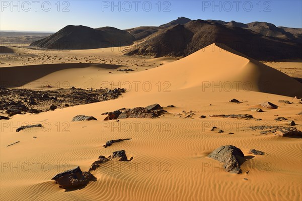 Western escarpment of Tadrart plateau