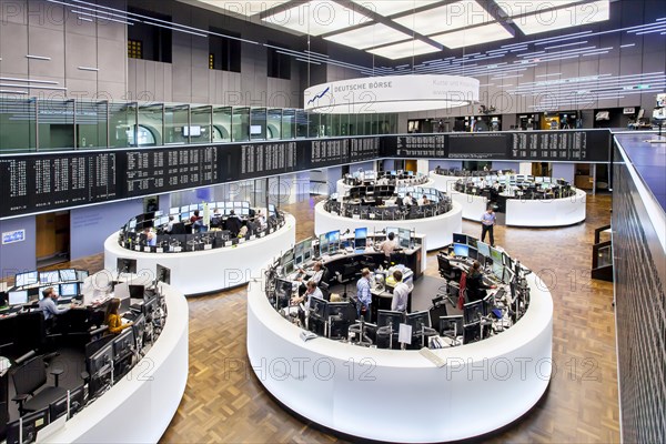 Trading floor of the Frankfurt Stock Exchange