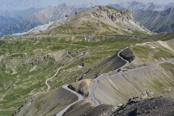 Mountain pass of Col de la Bonette