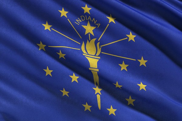 Flag of Indiana