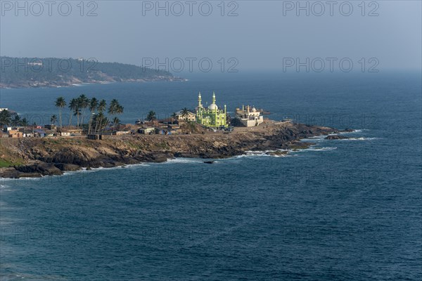 Mohijedin Sher Darga Sherif mosque on a peninsula