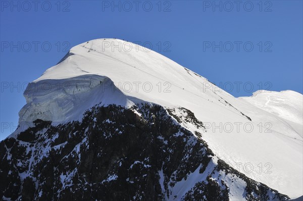 Mountain climbers on the Breithorn