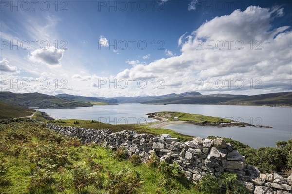 The 16 km long and 2.5 km wide fjord of Loch Eriboll