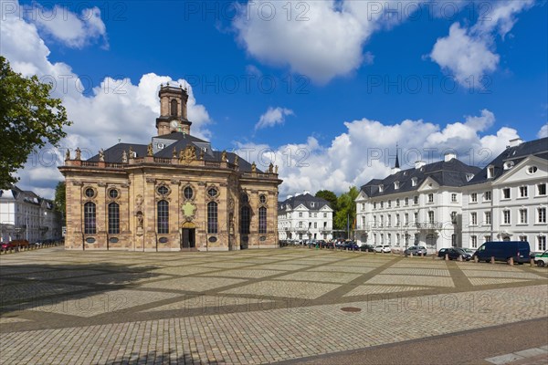 Ludwigskirche church in Ludwigsplatz square