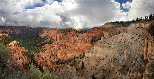 View from Bryce Point Lookout over Bryce Amphitheater