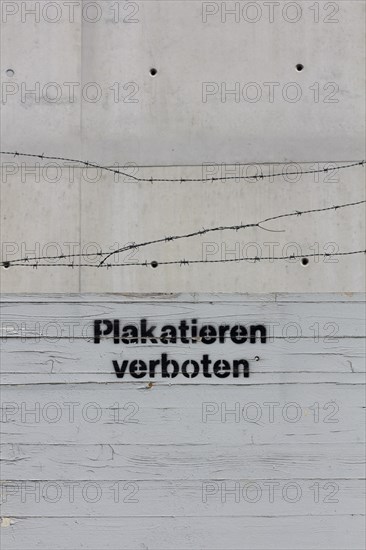 Sign 'Plakatieren verboten'