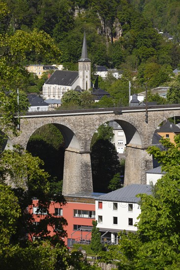 Viaduct in the district Grund