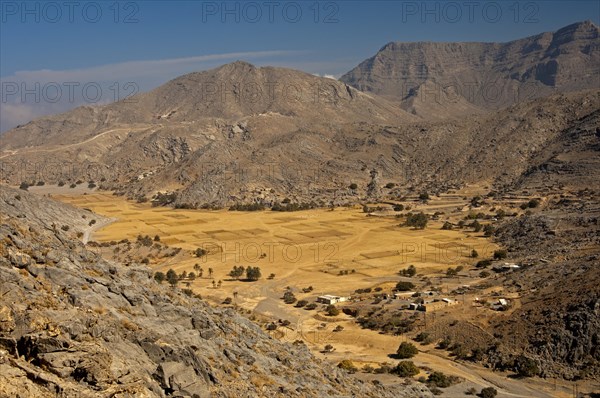 Sayh Plateau in the mountains of Musandam