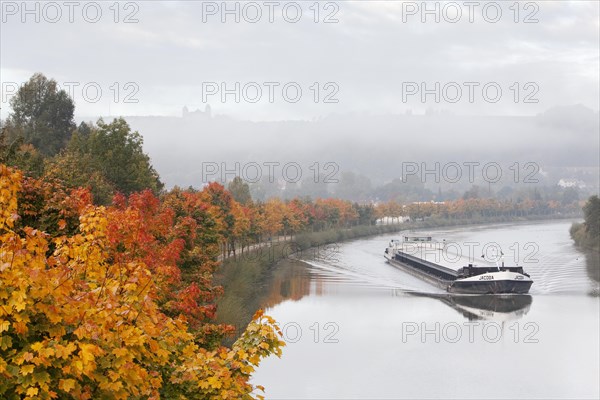 Ludwig-Danube-Main Canal in autumn