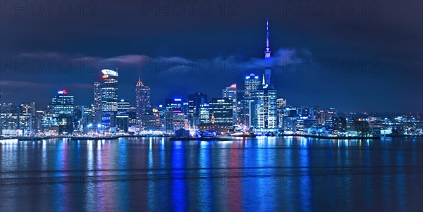 Auckland Central Business District or Auckland CBD from Stanley Bay